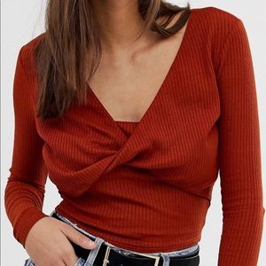 ASOS twist front top